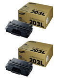 Samsung -D203L High Yield Black Toner Cartridge 2-Pack