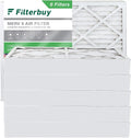 Filterbuy 10x16x4  8 Pleated   Furnace Air Filters (6-Pack)