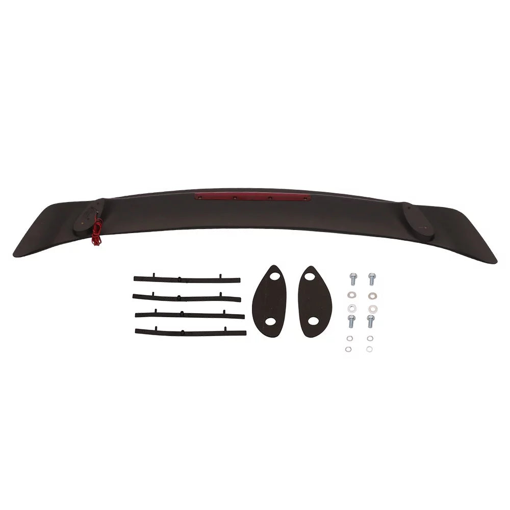 Ikon Motorsports Compatible with 07-11 Toyota Camry  Style Rear Trunk Spoiler Wing Matte Black  Plastics 2007 2008 2009 2010 2011