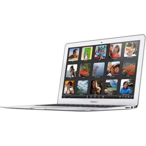 Apple MacBook Air 13-inch (i5 1.6GHz, 128GB ) (Early 2015, MJVE2LL/A) - Silver Bundle with Black Zipper Sleeve + Laptop Starter Kit + Cleaning Kit (Refurbished)