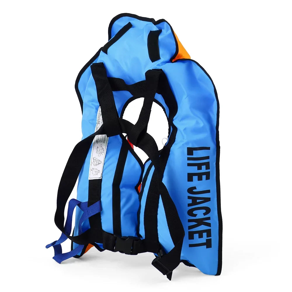 Tomshoo Manual Inflatable Adult Water Sports Swiming Fishing Survival Jacket
