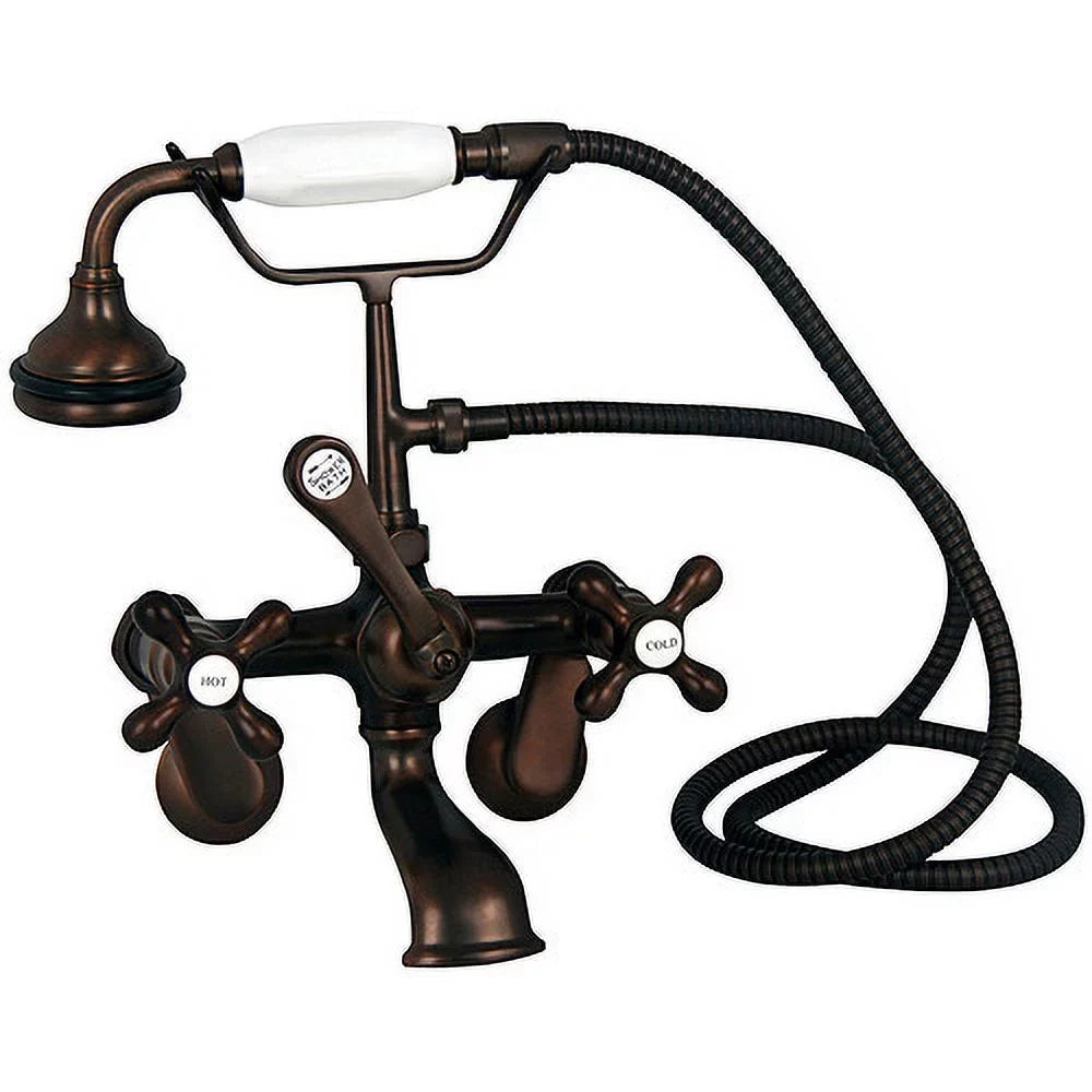 TKCTRN60-ORB4 Tub Kit 60  Roll Top  Shower Rd  Filler  Supplies  Drain-Oil Rubbed Bronze