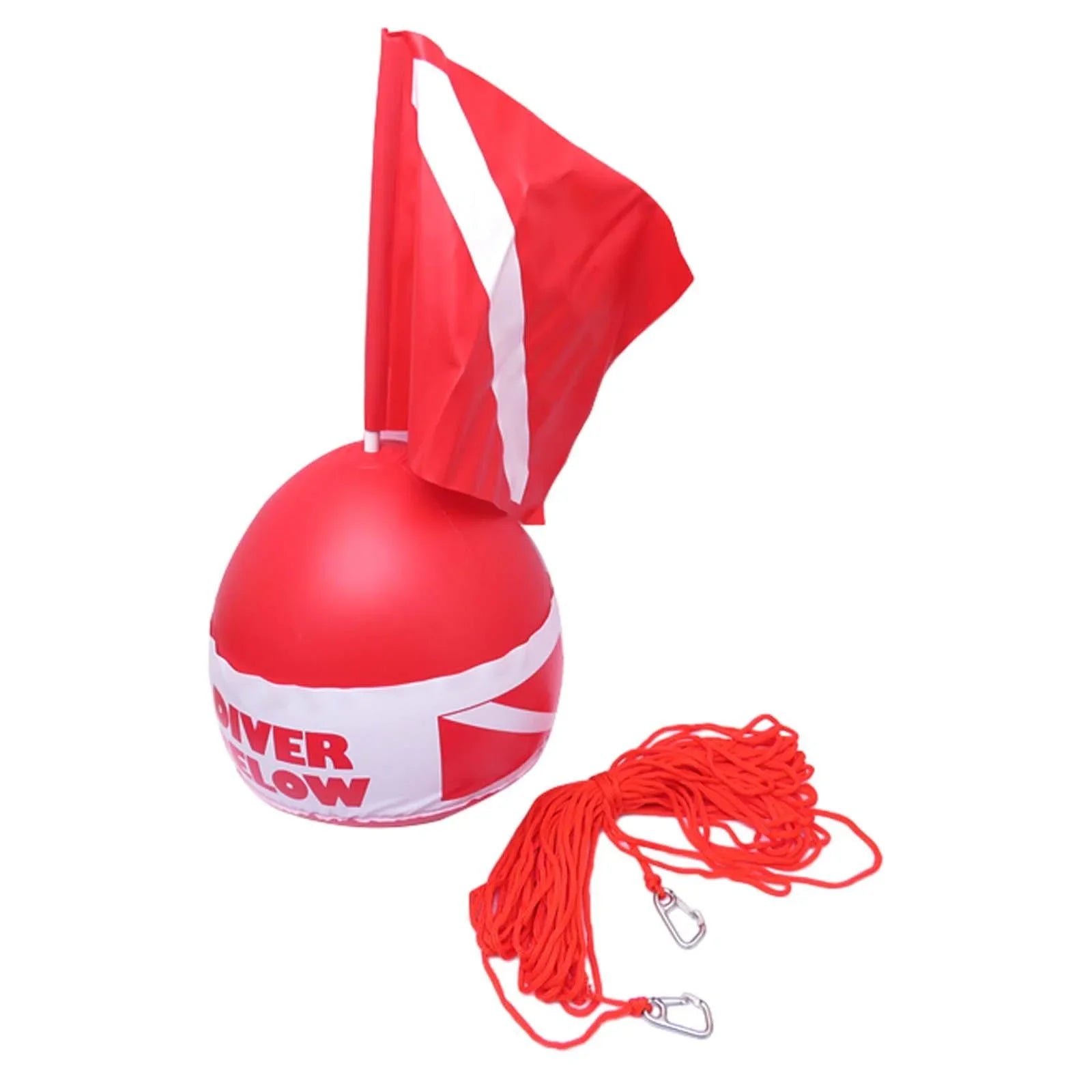 funtasica Dive Flag Float Buoy Dive Flag High Visibility Float , Inflatable Floater for Surface ing, Diving, Fishing