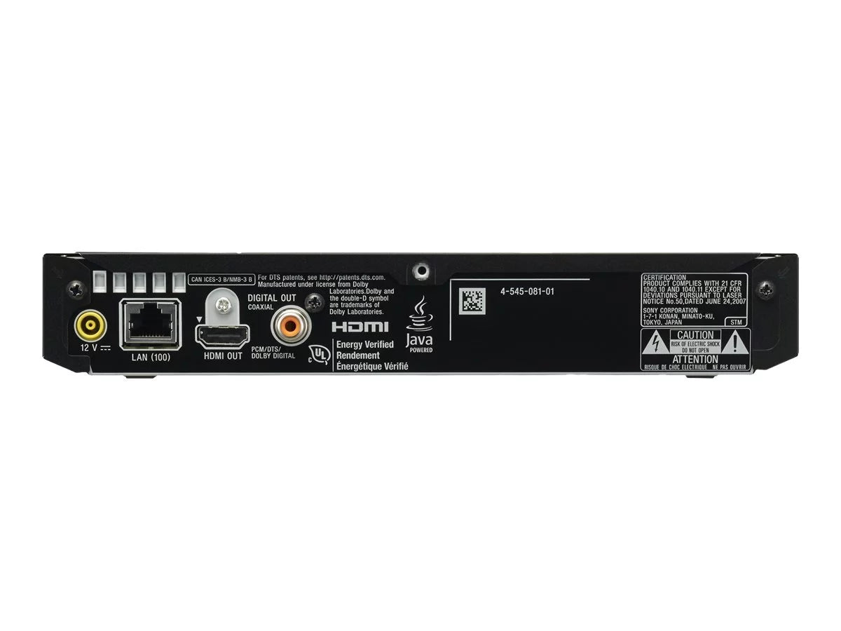 Sony -S2500 - Blu-ray disc player - upscaling - Wi-Fi