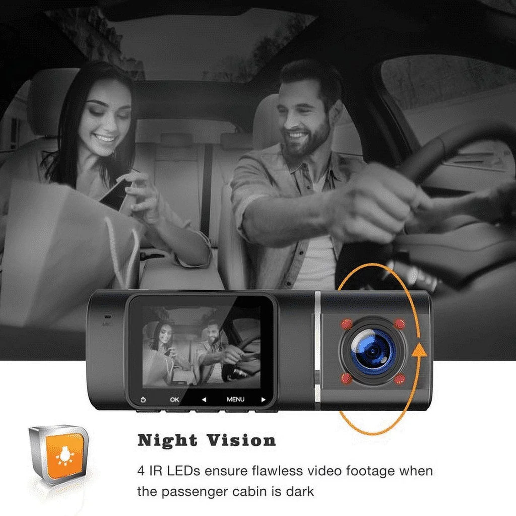 Dash Cam 1080P  1.5 Inch  Display Car Camera , Night Vision Car Camera ,Parking Mode, G-Sensor, Loop Recording,