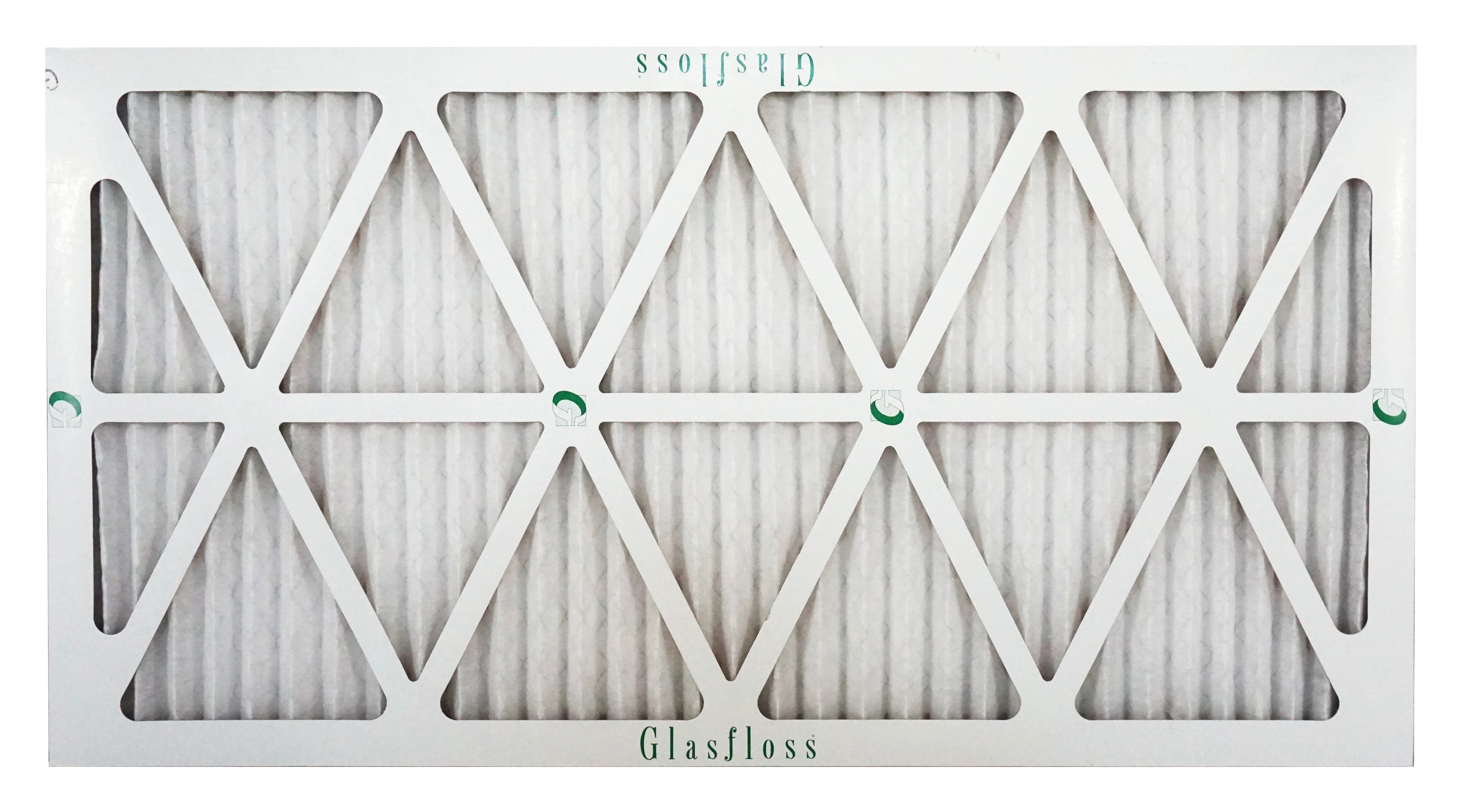 Glasfloss 12x30x1 -  10 -Qty:12 - Furnace Air Filter - Made in  (Actual Size: 11.5 x 29.5x7/8 inch)