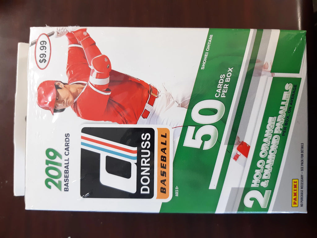 2019 Panini Baseball Cards 50ct Hanger Box Donruss