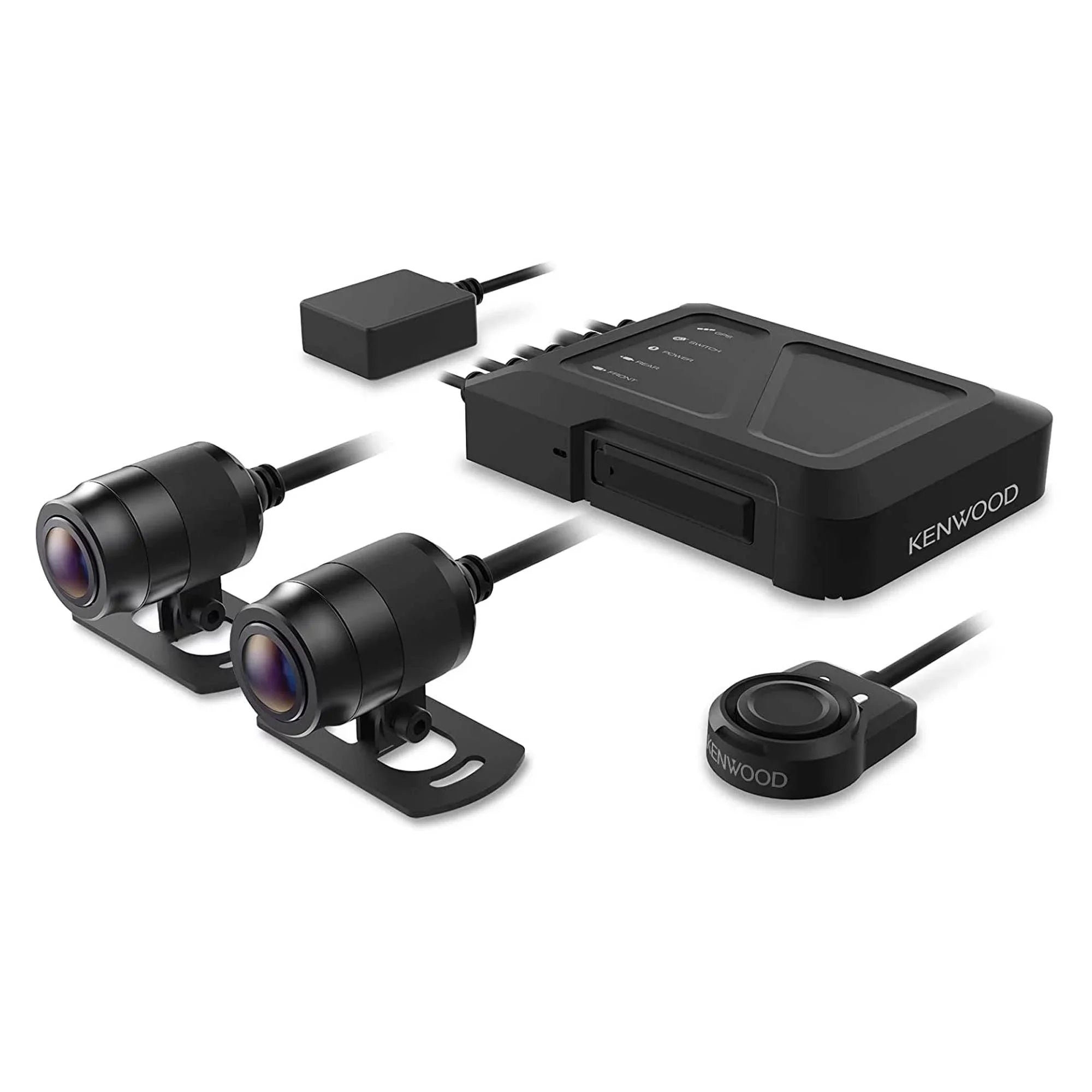 Kenwood -RF200WD Motorsports  Dash Cam with  and Rear-View Camera with a Kenwood -RFCC300 9ft (3m) Extensional Cable