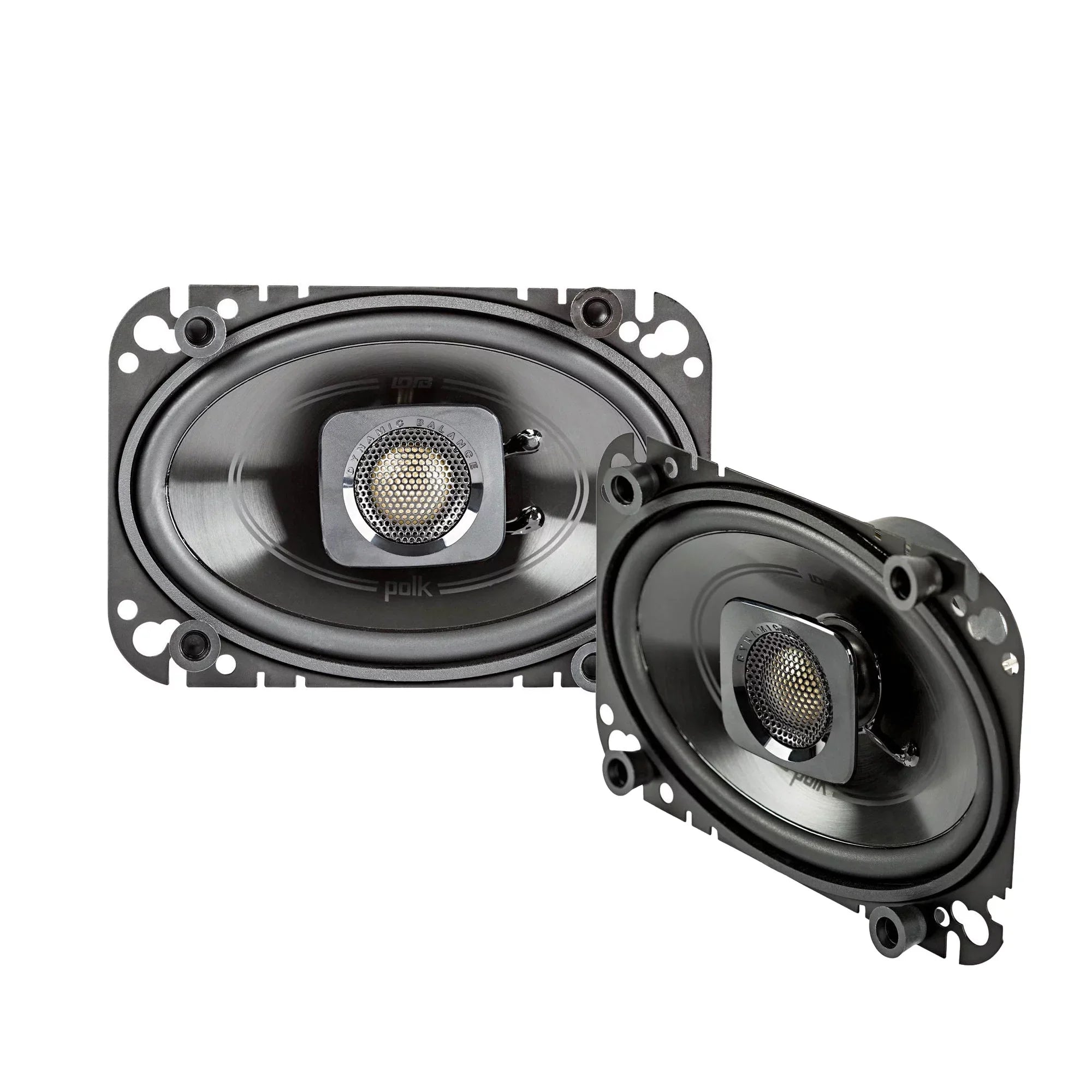 Polk Audio - A Pair Of DB652 6.5" Coaxial and A Pair Of DB462 4x6" Speakers - Bundle Includes 2 Pair