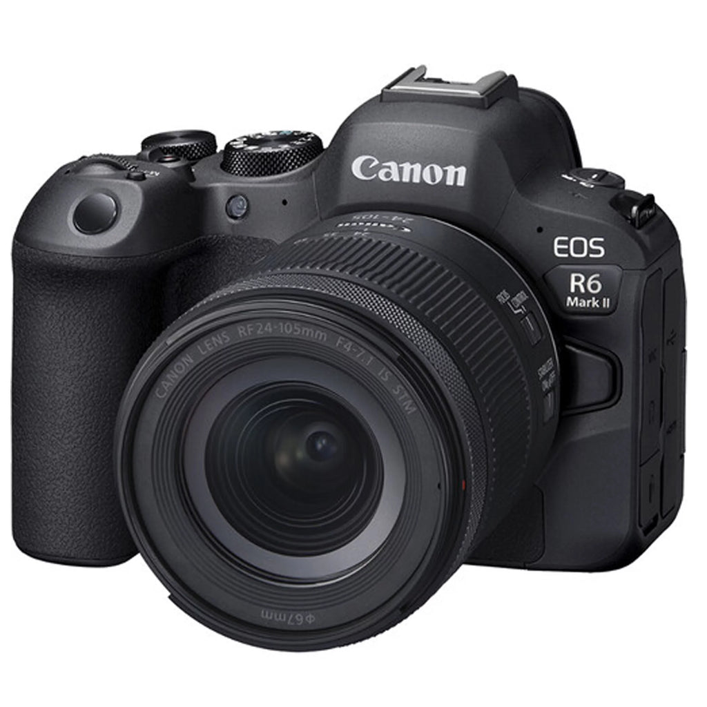 Canon  R6 Mark  Mirrorless Digital Camera with  24-105mm f/4-7.1  Lens  + 64GB Memory + Case+ Steady Grip Pod + Tripod+ Software Pack + More (30pc Bundle)