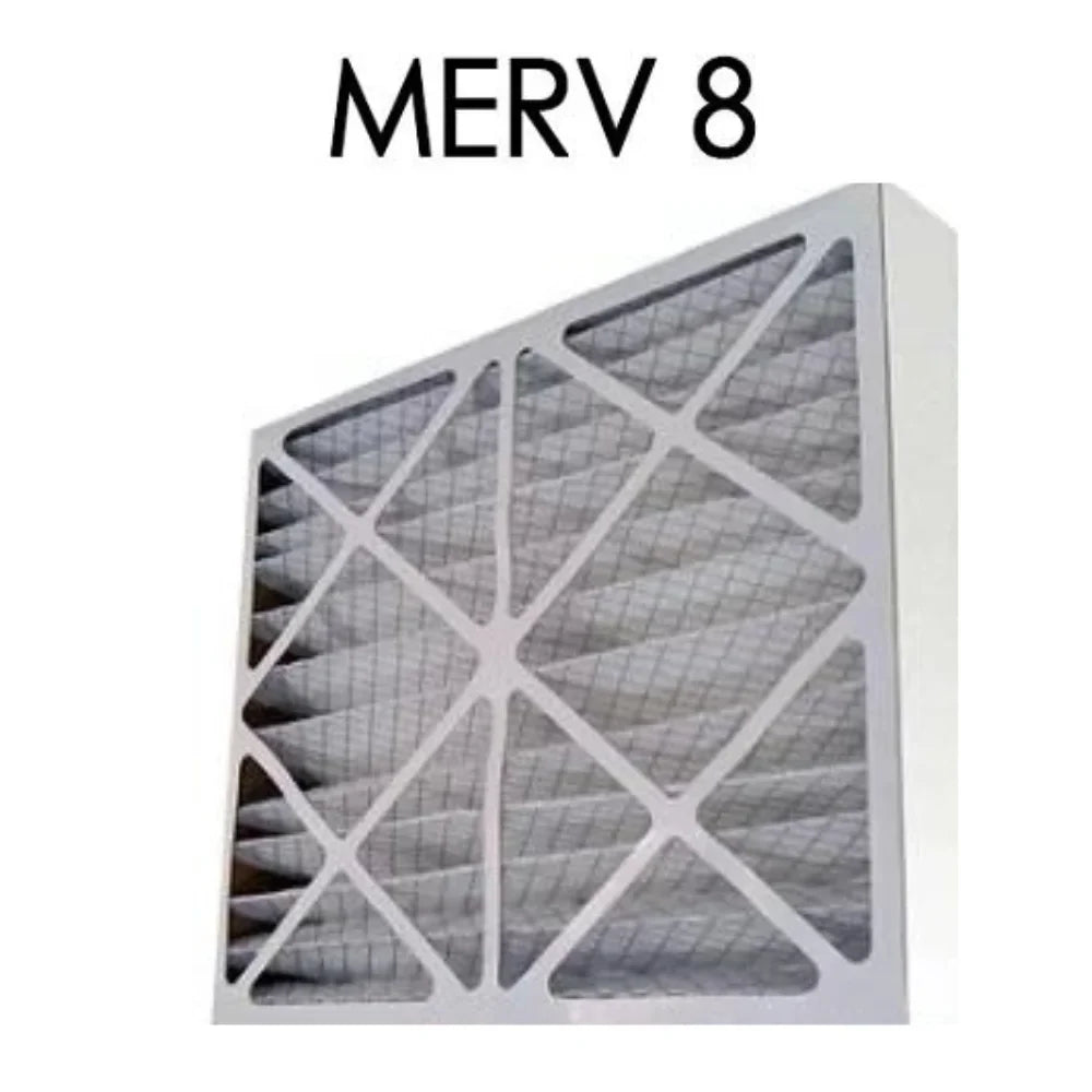 16x20x4  8 Pleated Air Filter 3PK | 15.5x19.5x3.625 - Actual Size