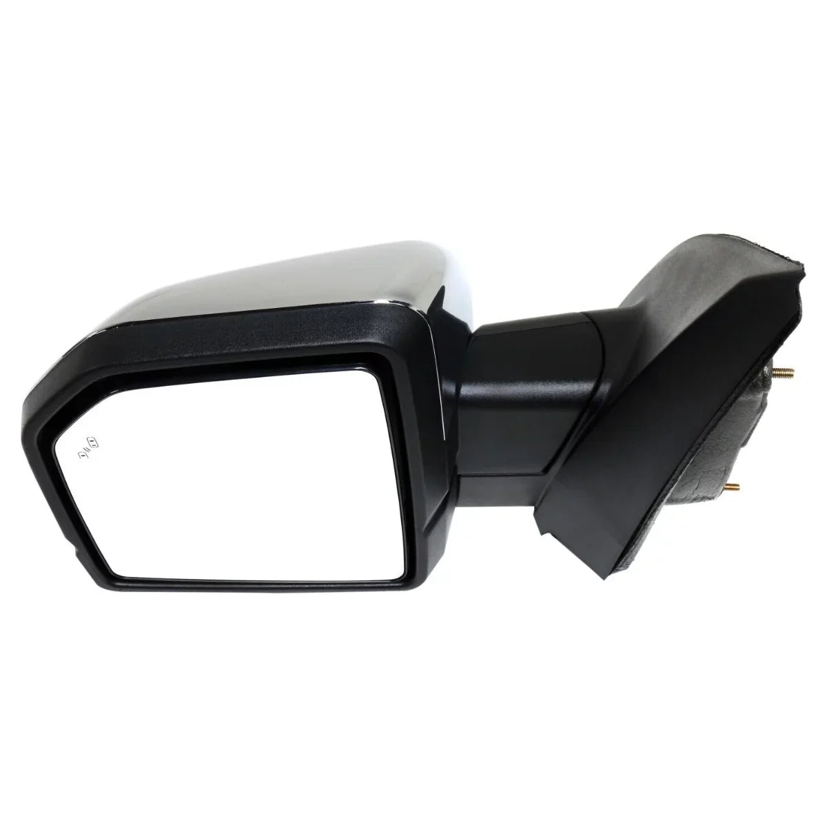 AutoShack Driver Mirror Power Power Folding Heated Chromed Chrome Replacement for 2015 2016 2017 2018 Ford F-150 2.7L 3.0L 3.3L 3.5L 5.0L V6 V8 4WD  KAPFO1320529