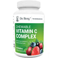Dr. Berg Chewable Vitamin C Complex - Real Vitamin C Chewable Tablets from Berries, 60 Wafers