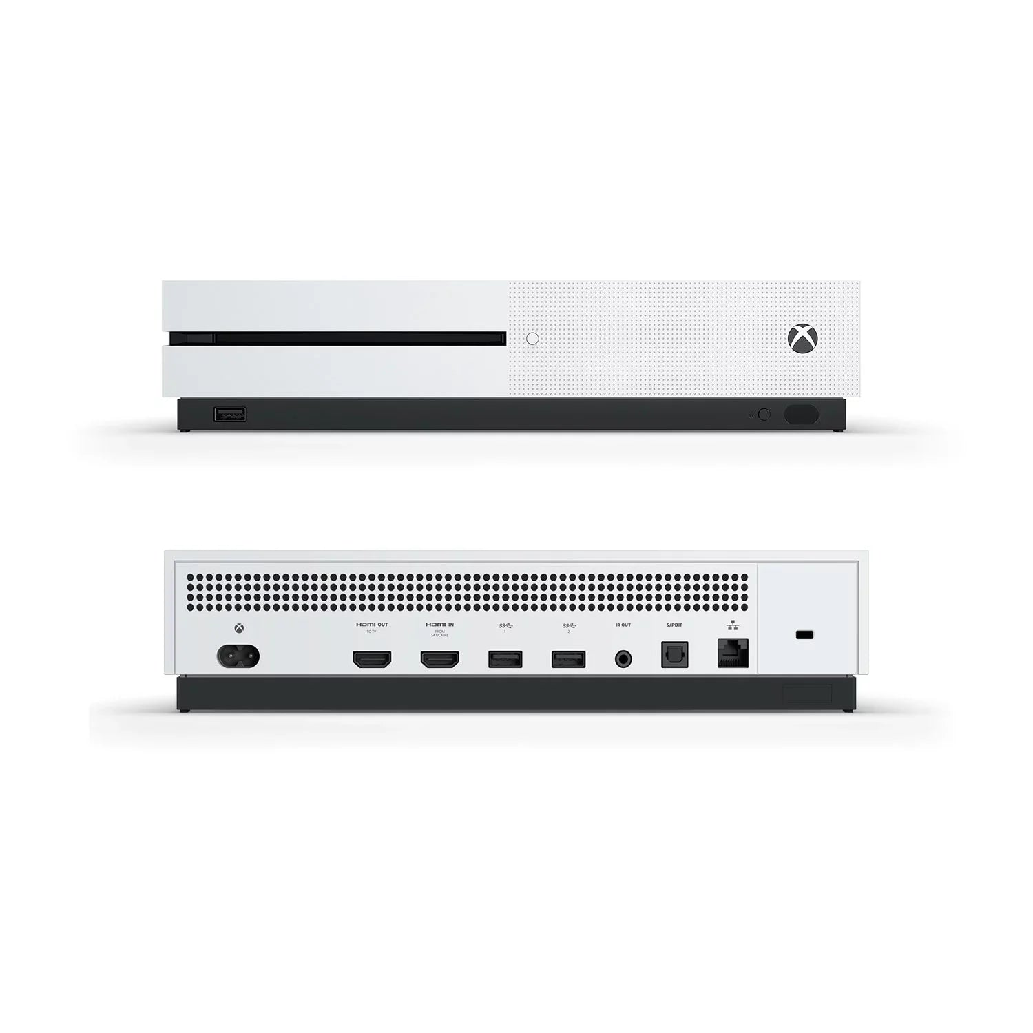 Used Xbox One S Console with Xbox One Wireless Controller 500GB - Columbia, White