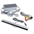 Jadebones Jadebones Wii Replacement Cables Set, Wii Ac Power Adapter Block, Av Cable, And Wired Motion Sensor Bar For Wii Charging_Adapter