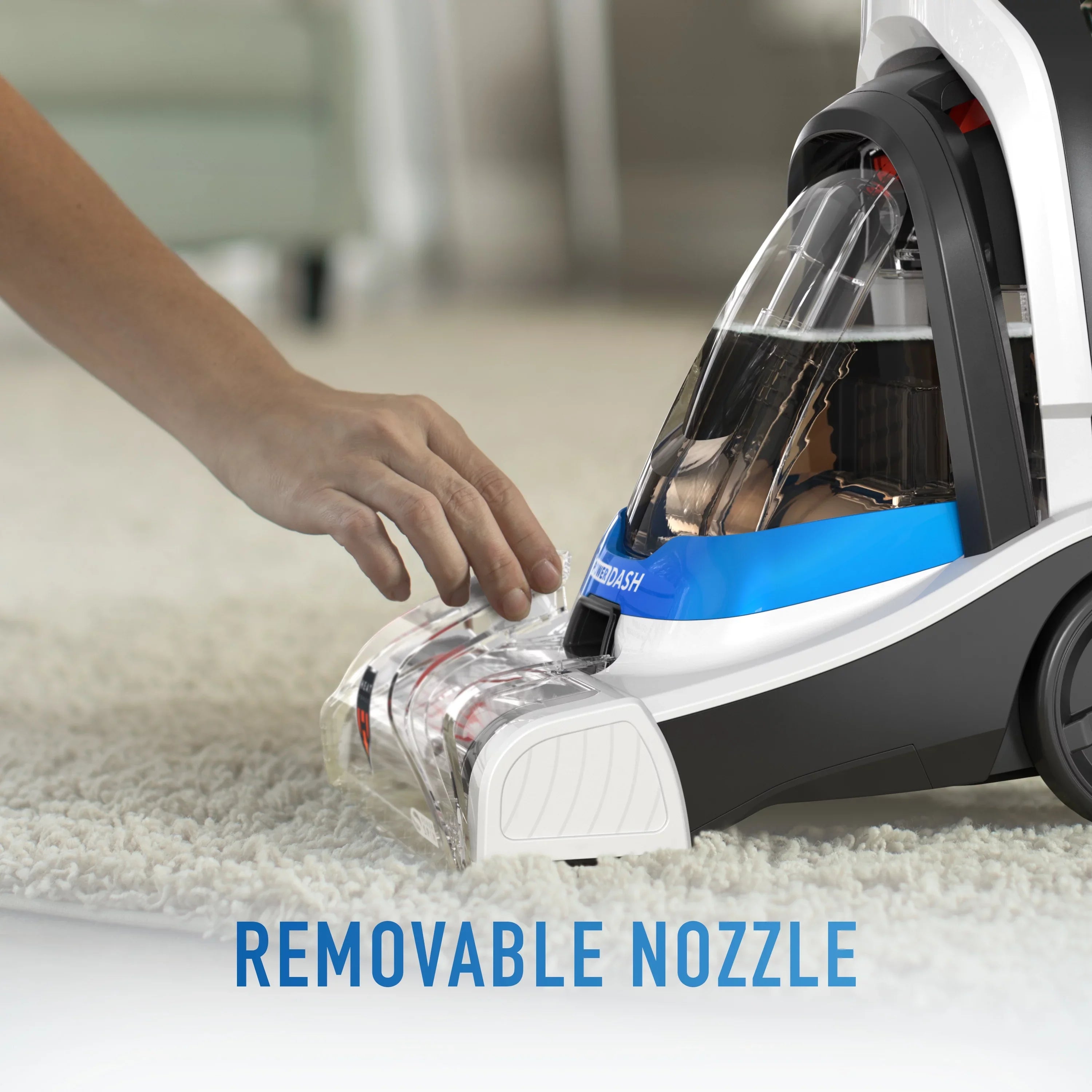Hoover PowerDash Pet Compact Carpet Cleaner with Antimicrobial Pet Brushes FH50710