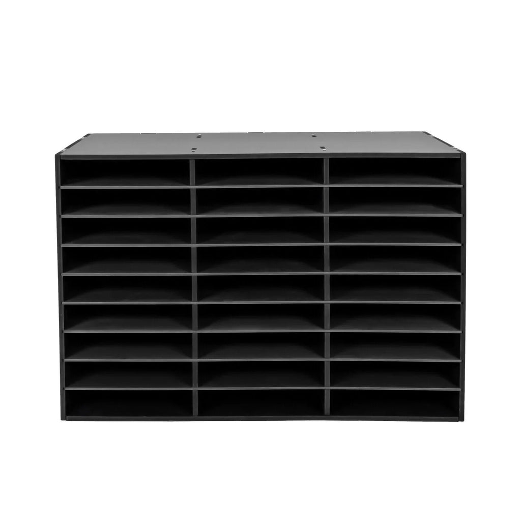 27 Slots File Sorter Literature Organizer Mail Paper Storage Holder Open Design