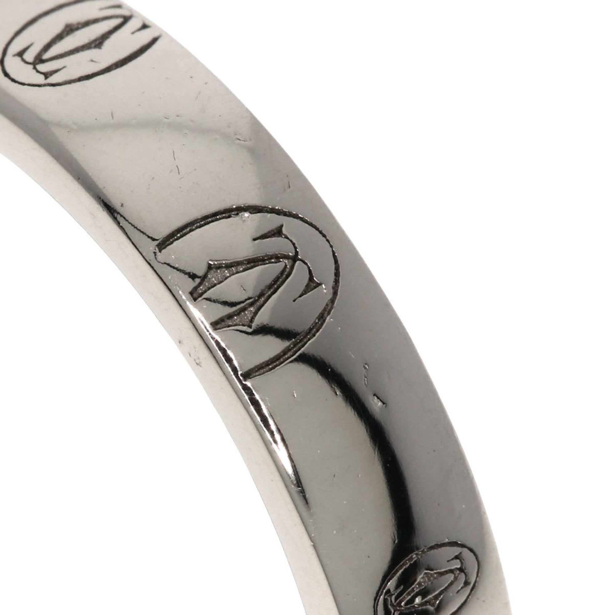Pre-Owned Cartier Happy Birthday #55 Ring, 18K White Gold, Women's,  (Good)