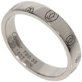 Pre-Owned Cartier Happy Birthday #55 Ring, 18K White Gold, Women's,  (Good)