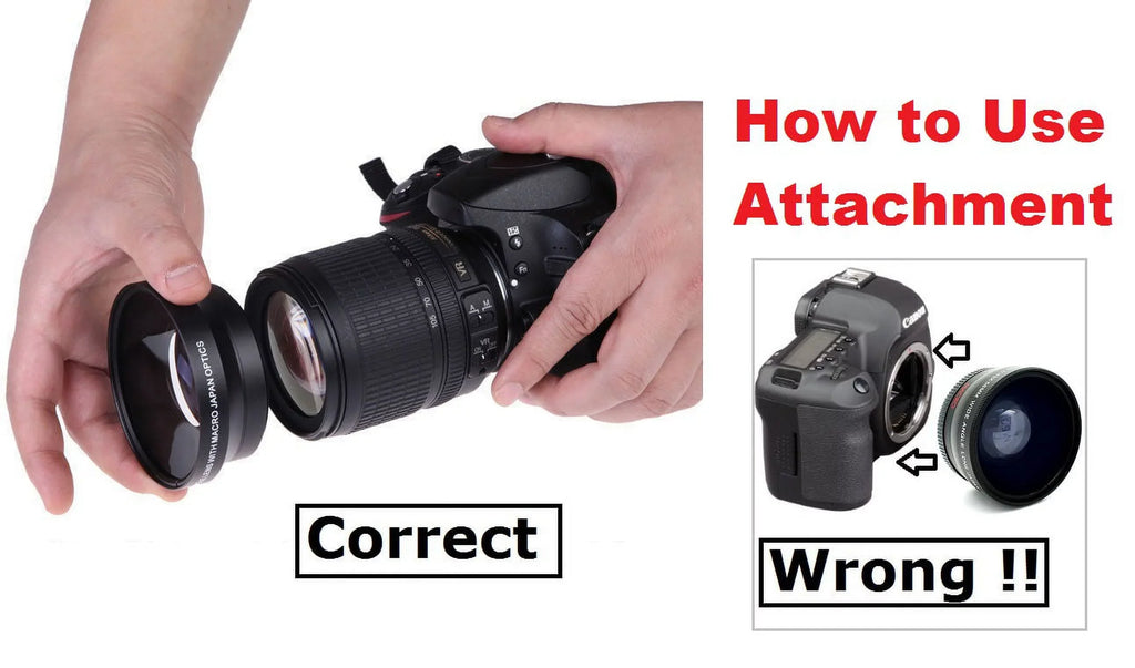 Super Panoramic Wide Angle Fisheye Lens for Nikon D3500 (52/55mm Compatible)