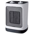 Electric Ceramic Heater & Fan Thermostat  White