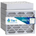 Tier1 Pleated Air Filter - 20x25x4 -  8 - Captures Dust & Pollen in Air Conditioner/Furnace - Improved Air Quality - 6 Pack