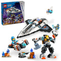 City Space Explorers Pack, Kids’ Space Toy Playset Bundle for Boys and Girls Aged 6 and Up, 3 Building Sets in 1 Box, Space Gift Mech Toy, Interstellar Spaceship, Hoverbike, 3 Minifigures, 60441
