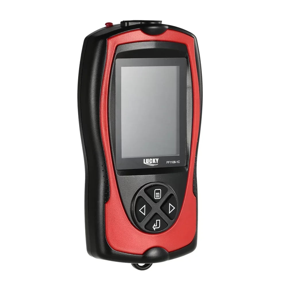 moobody Fish Detector, Portable Depth Finder FF1108，1CLA, 300FT Depth Alarm for Anglers