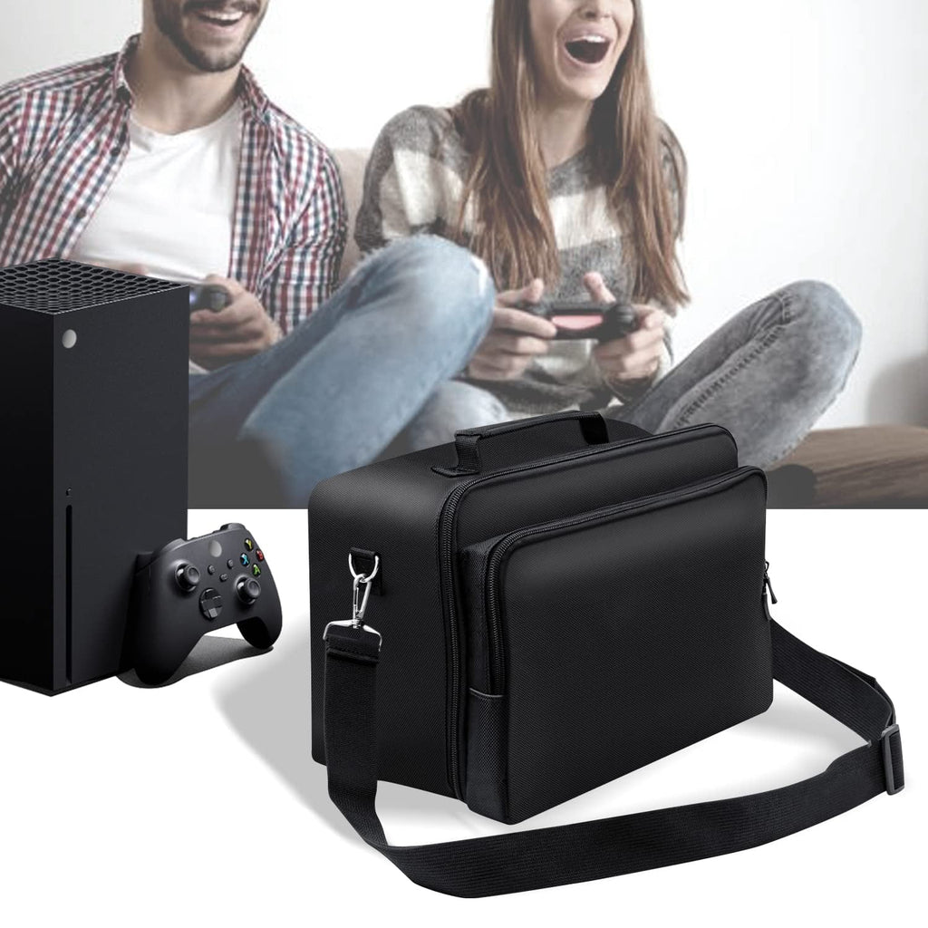 Protective Carrying Case for Xbox Series X- Travel Bag Carrying Case for Xbox Series X Console, Controller, Cables and Other Accessories