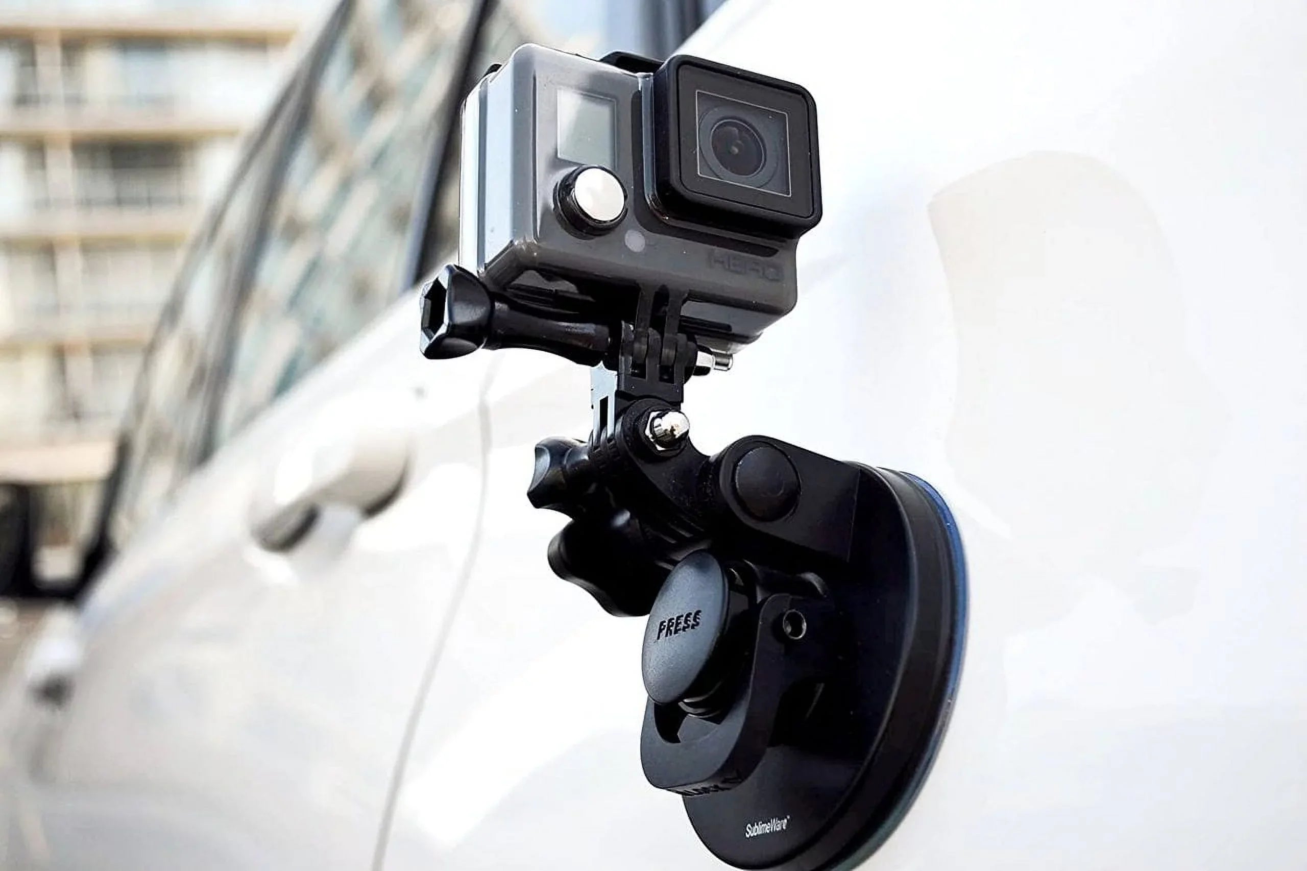 Suction Cup for Gopro Mount Car Windshield Window Vehicle Boat Camera Holder for Gopro Suction Cup Mount Windshield Mount - for GoPro Max 360 Hero 8 Black Hero 7 Hero6 Hero5 Hero4  by Su