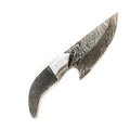 Wide Skinning Knife Blank- Skinner - Hunting Knife- High Carbon Damascus Steel Blade - 8