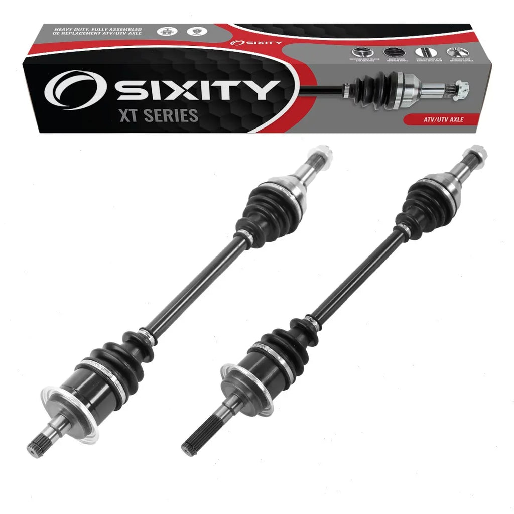 2 pc Sixity  Front Left Right Axle compatible with Can-Am Commander 1000 2015 -  1000   4X4