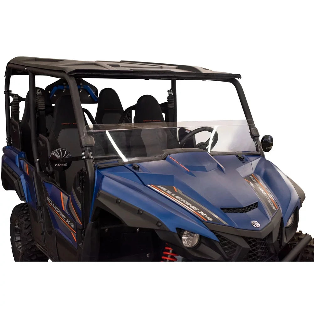 Tusk Removable Half Windshield Clear - Scratch Resistant For Yamaha Wolverine X4 -R 2020