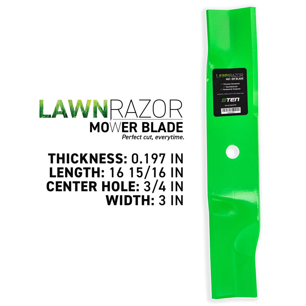 LawnRAZOR High Lift Blade for  Cub Cadet 942-04417 3 Pack 810-CBL2379D