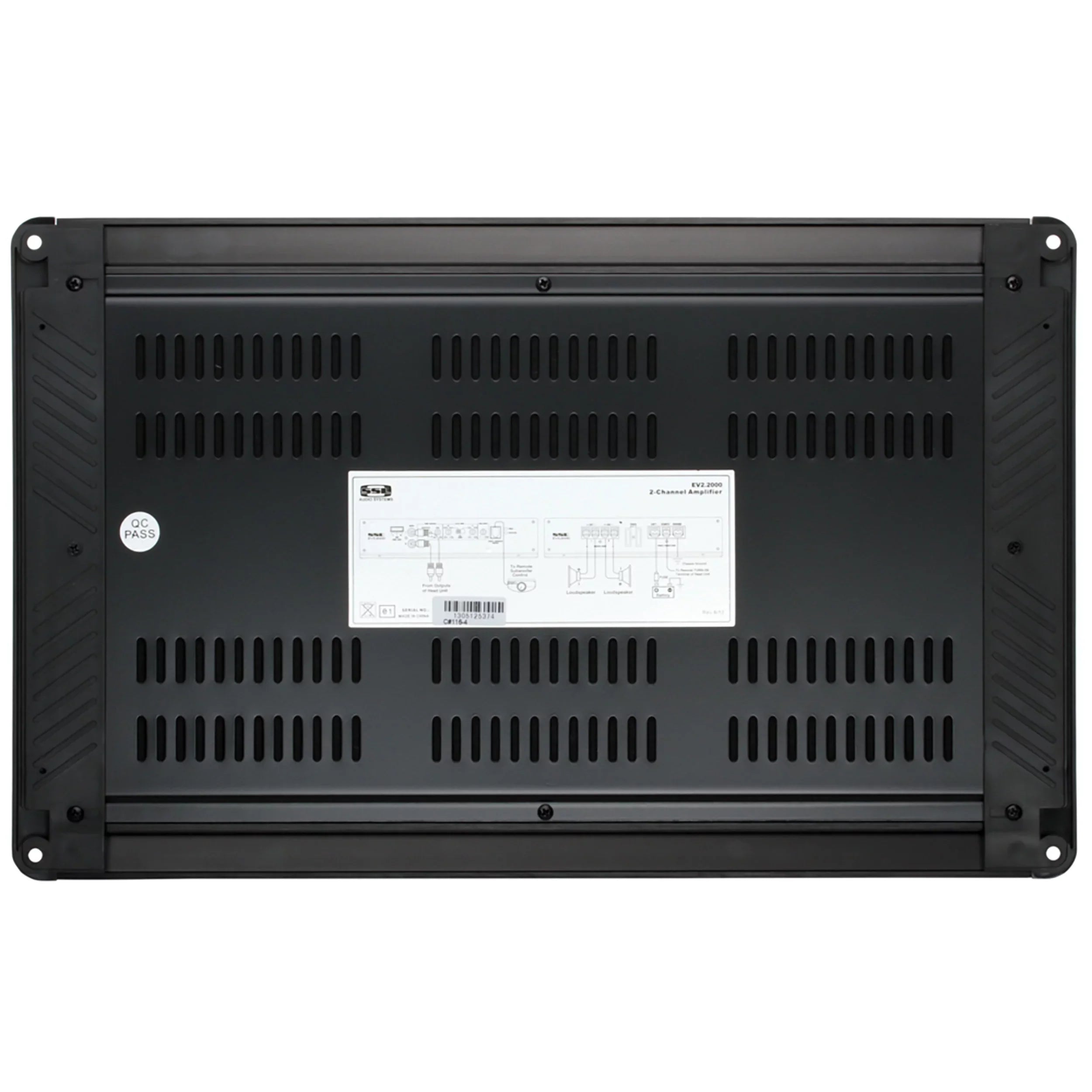 Sound Storm Laboratories EV2.2000 2 Channel 2000 Watt Car Amplifier Full Range