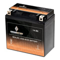 Chrome Battery YTX14- (14- 12 Volt,12 Ah, 200 ) Motorcycle Battery for Honda Vt1100c, C3, T Shadow (spirit, Aero, A. C. E. Tourer) 1100cc 01-'07