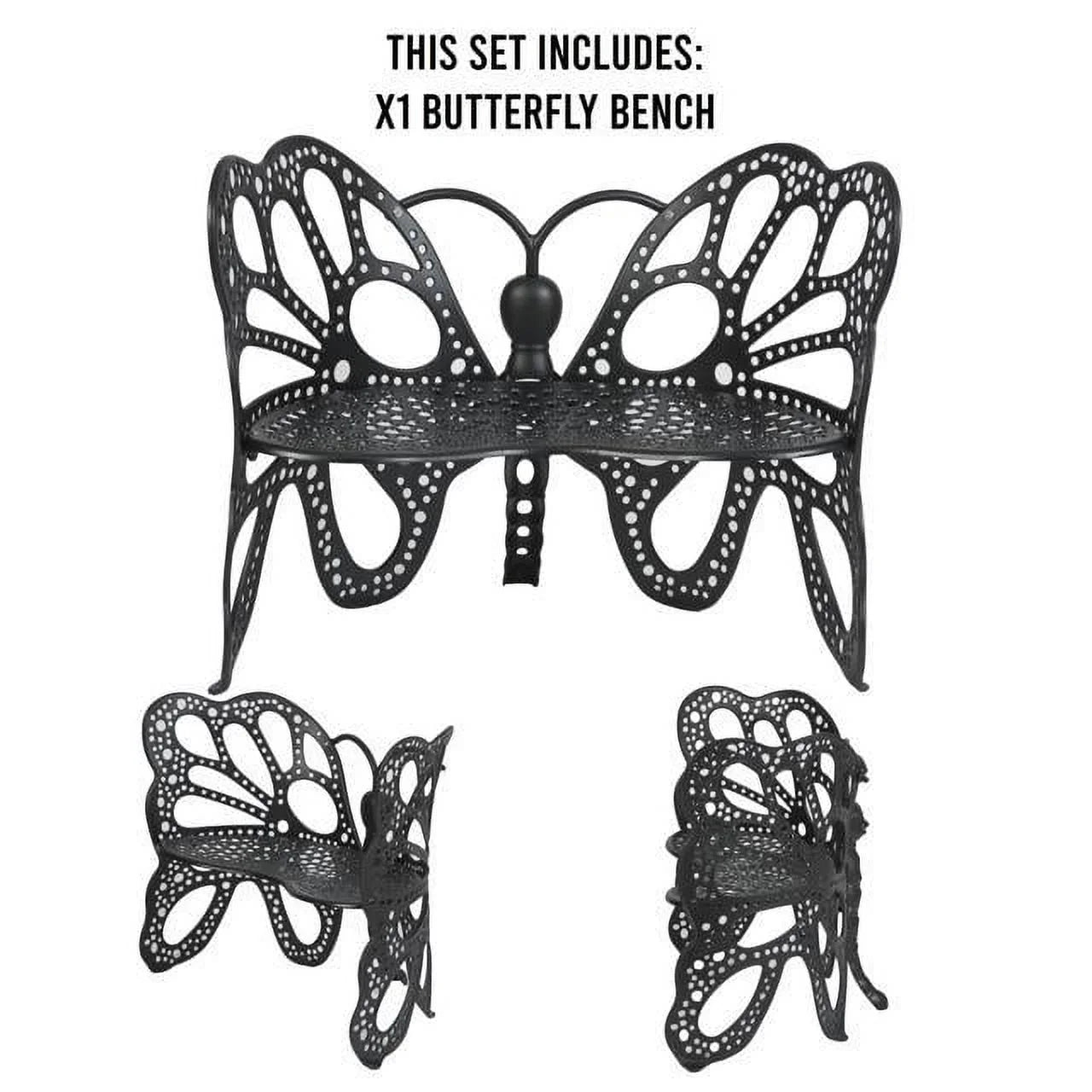 FlowerHouse  Butterfly Deluxe Garden Set - Black