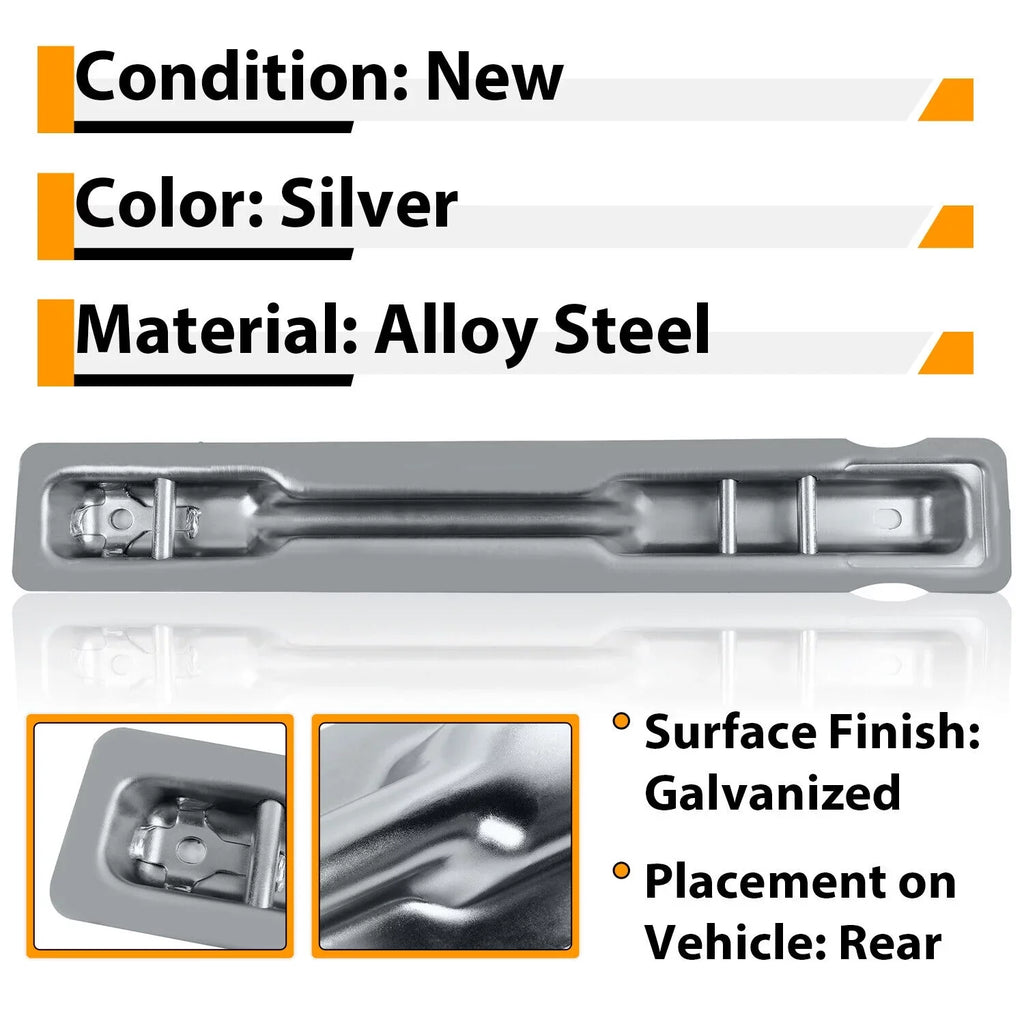 Rear Seat Brackets Fit for 2007-2018 Mercedes Benz Sprinter Models Set of 3 Steel Silvery