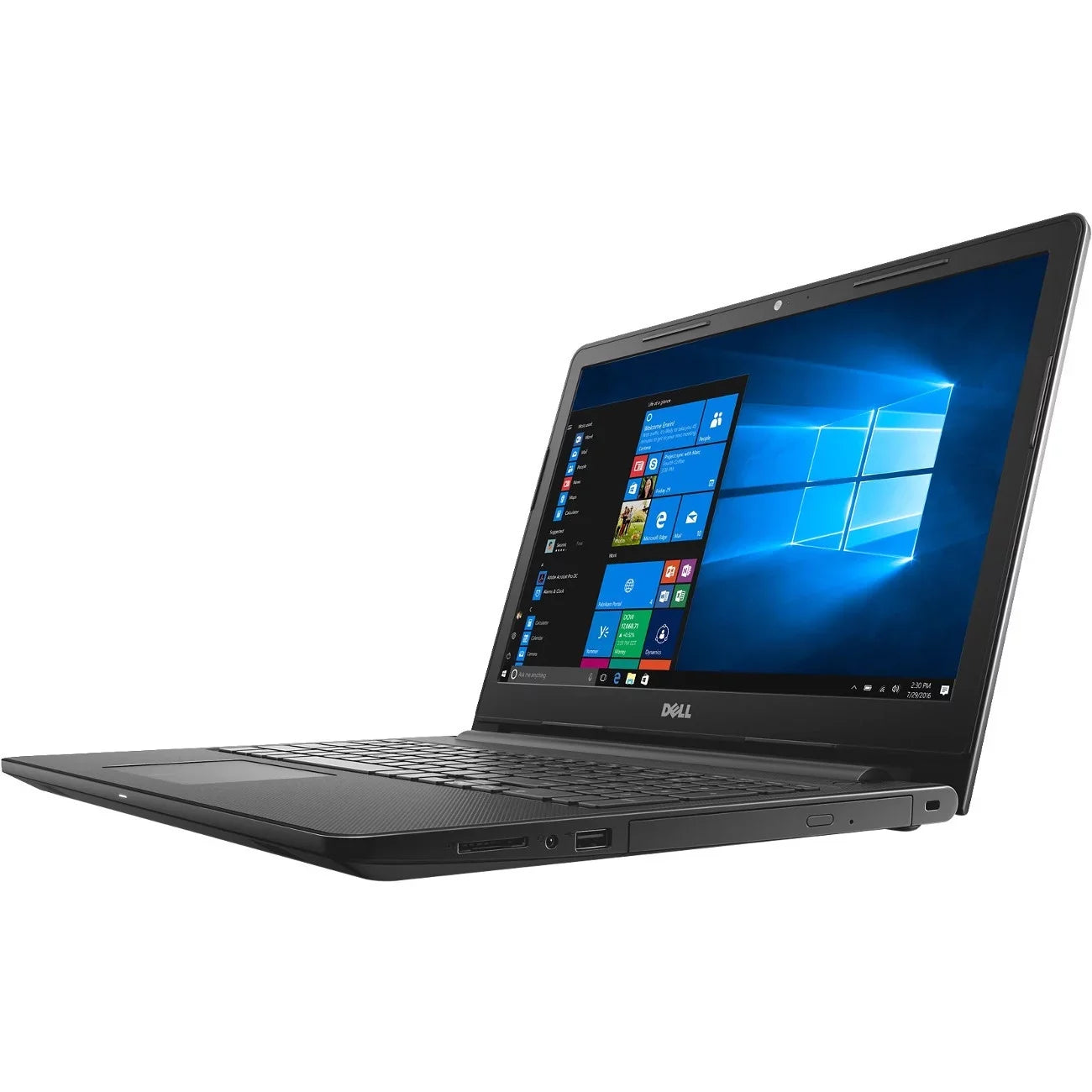 Dell i3567-3465BLK 15.6 Laptop Computer (Intel i3, 128GB , 8GB DDR4, Win 10, Intel  graphics 620)
