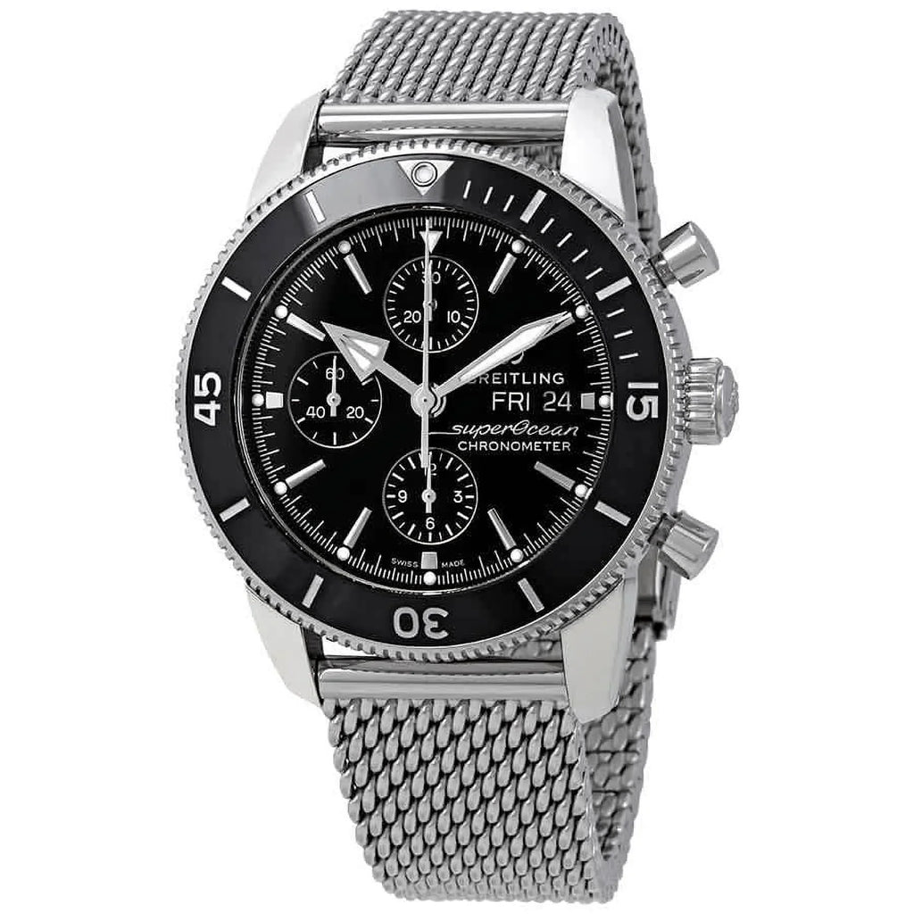Breitling Superocean Heritage  Chronograph Automatic Black Dial Men's Watch A13313121B1A1