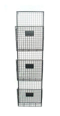 Black Wired 3 Tier Wall File Holder