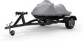Weatherproof Jet Ski Covers for Yamaha Wave Runner  2013-2019 - Gray - Highest Fabric Quality - All Weather - Trailerable - Protect from Rain, Sun, & More! Includes Trailer Straps & Storage Bag
