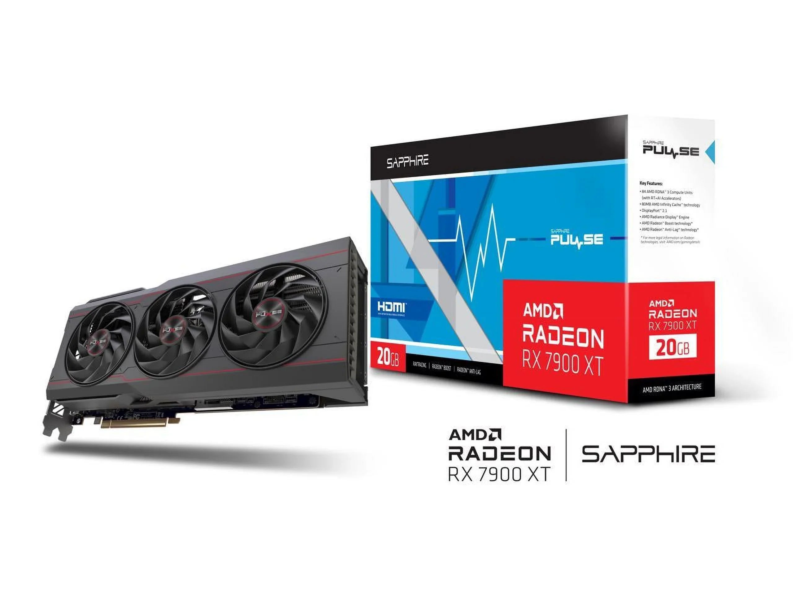 Radeon  7900  20GB GDDR6  Express 4.0 x16  Video Card 11323-02-20G