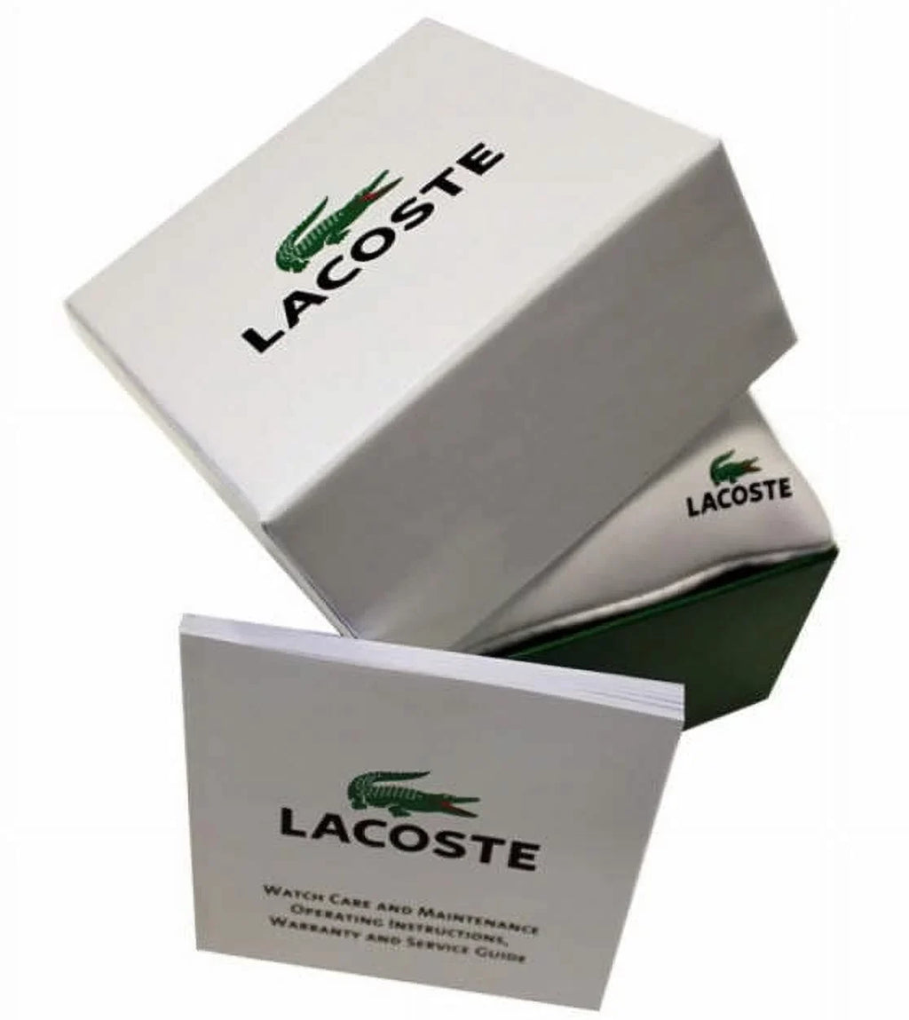 Lacoste Men's Black L1212 Silicone Strap Watch 2010791