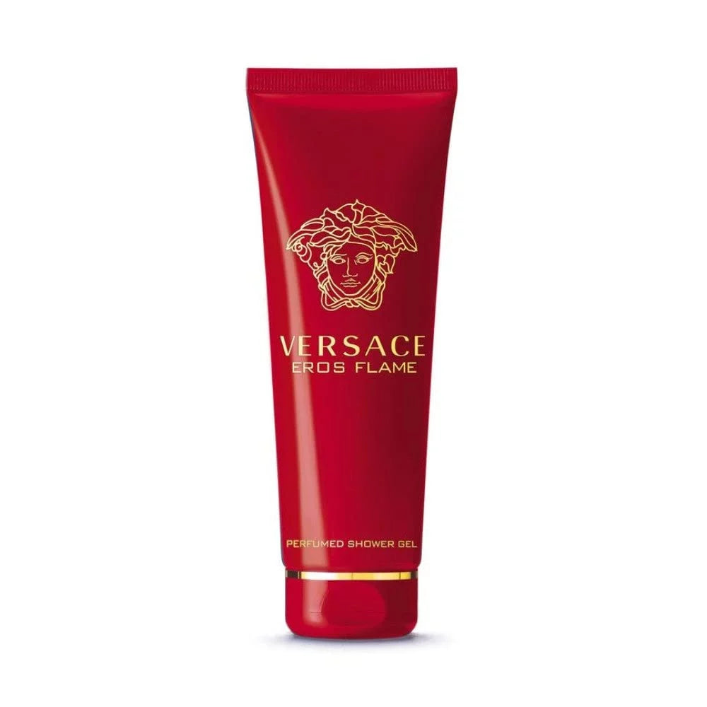 Versace Eros Flame Bath & Perumed Shower Gel For Men 8.4 oz