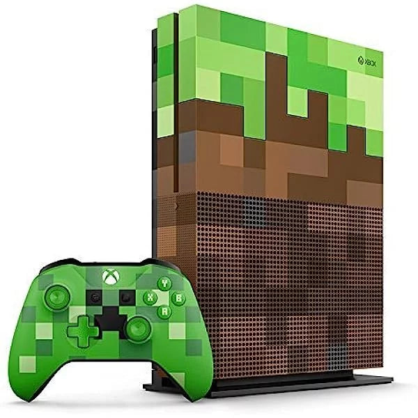 Microsoft Xbox One X 1TB Gaming Console Mincraft with 2 Controller Headset Cleaning Kit