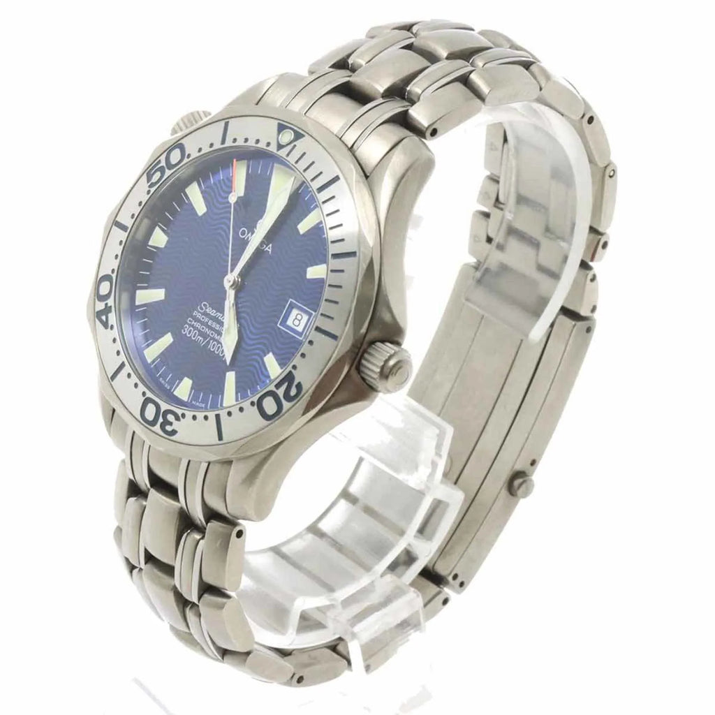 Pre-Owned  Seamaster 300 Professional 2231 80 Men's Watch Titanium Date Blue Dial Automatic (Good)