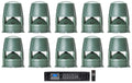 (10)   85M 5.25" Commercial 70v Outdoor Landscape Speakers+Amplifier
