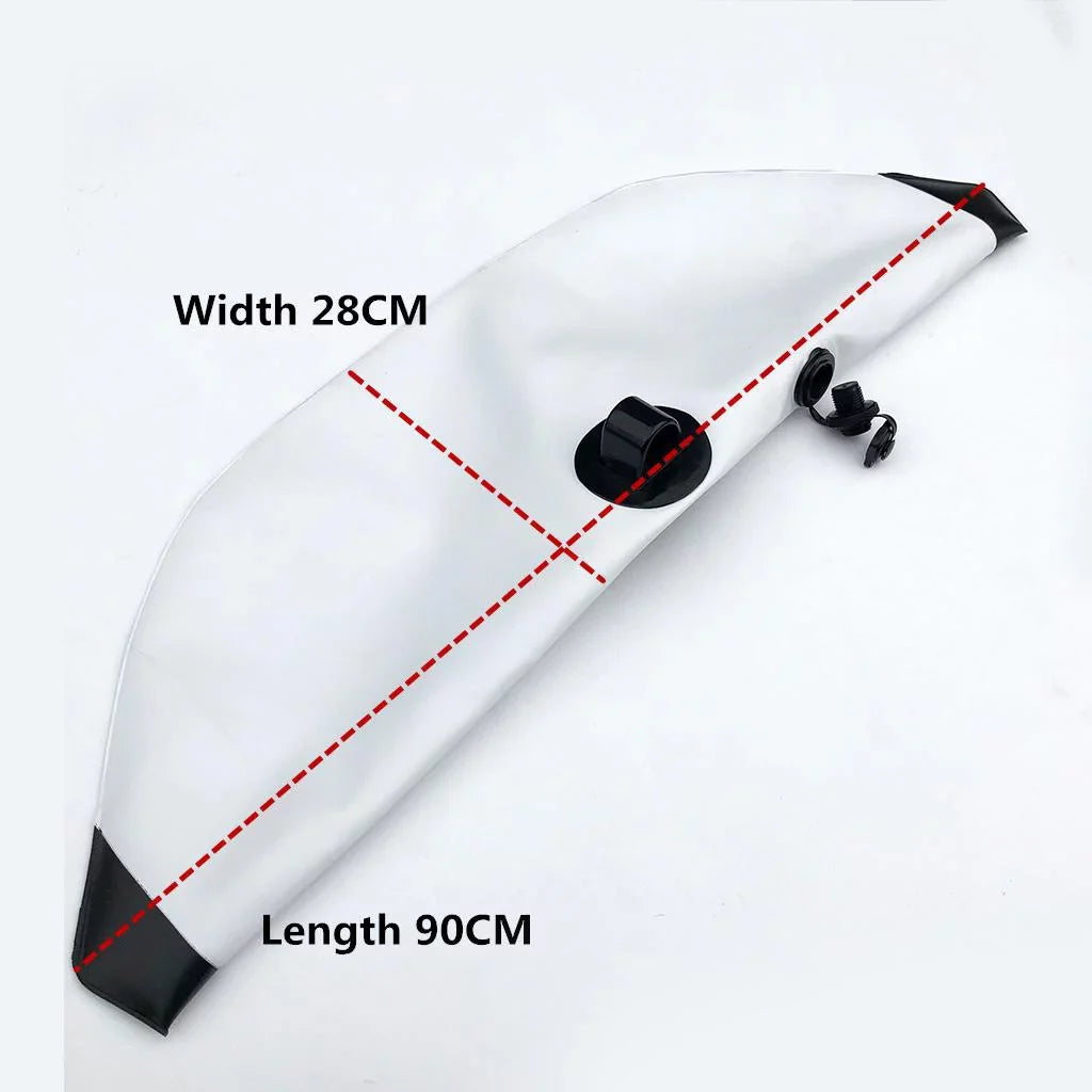 Heavy Duty Durable  Inflatable Outrigger Stabilizer ing Buoy for Kayak Canoe Standing Beginners White