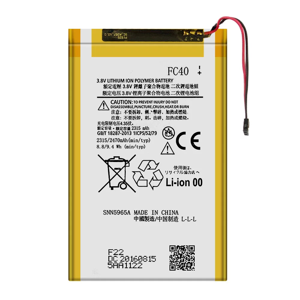 Replacement Battery FC40 SNN5965A For Motorola Moto G3 2015 3rd XT1550 XT1552 XT1557